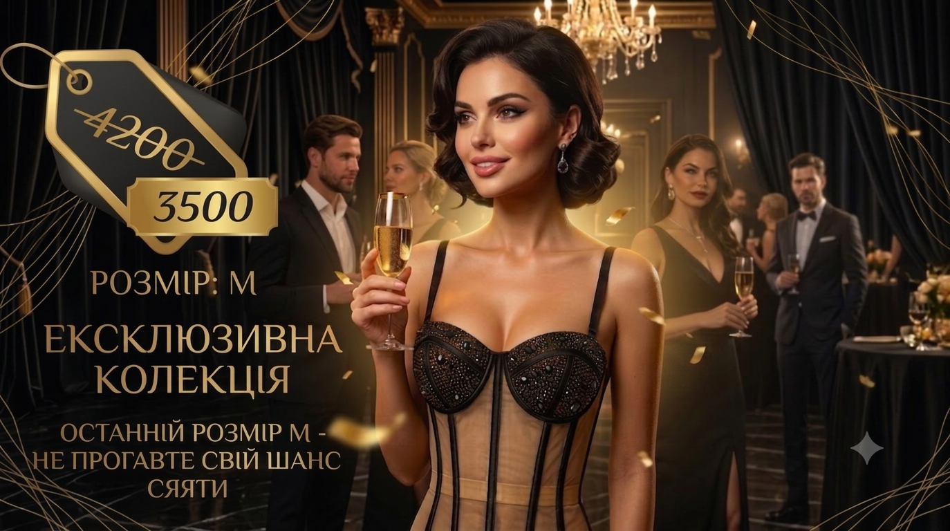 Рекламний банер 1 - Ексклюзивний корсет
